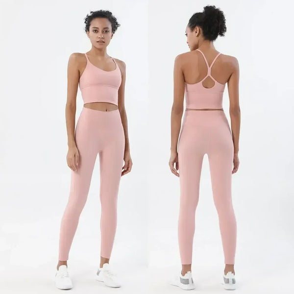 Conjunto Fitness Larissa My Mulher - Rosa Claro