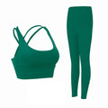 Conjunto Fitness Manu My Mulher-Verde Folha