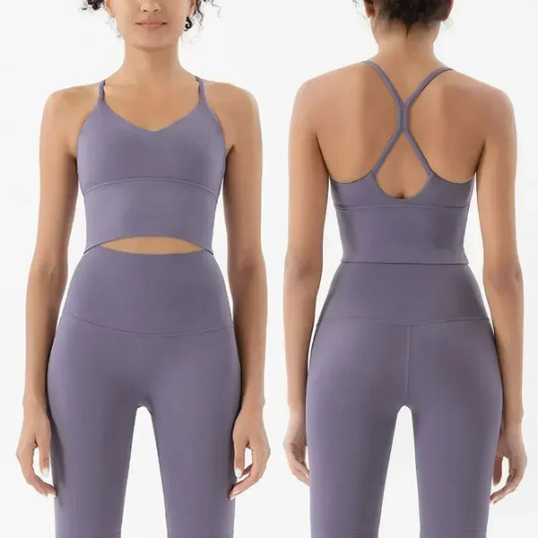 Conjunto Fitness Larissa My Mulher - Lavanda