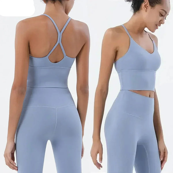 Conjunto Fitness Larissa My Mulher - Azul Sereno