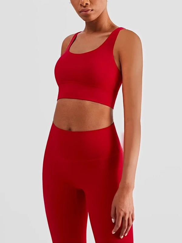 Conjunto Fitness Manu My Mulher- Vermelho