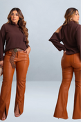 Calça Couro Ecológico Lorena My Mulher