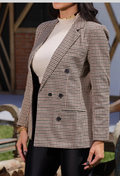 Blazer Xadrez Oversized - My Mulher